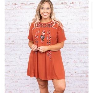 Chic Soul Boutique Terracotta Dress